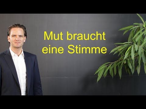 Mut braucht eine Stimme | #CappuccinoFriday