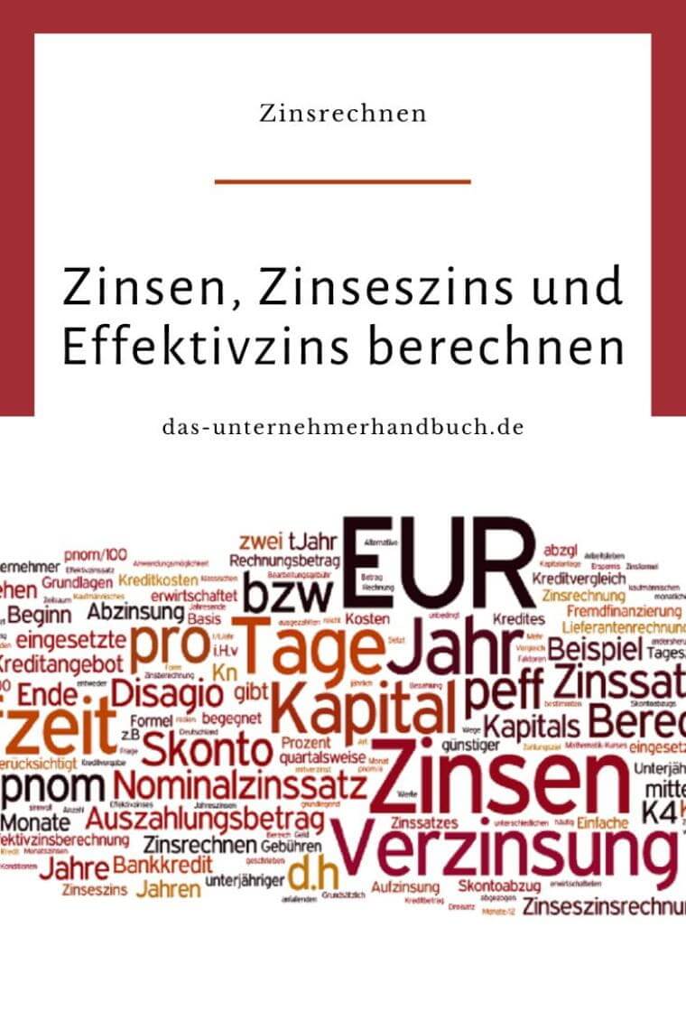 Zinsrechnen