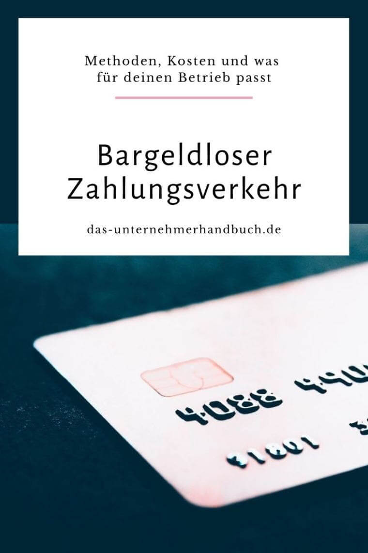 Bargeldloser Zahlungsverkehr