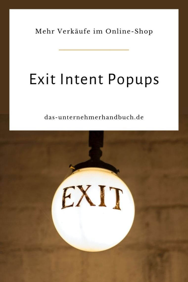 Exit Intent Popups