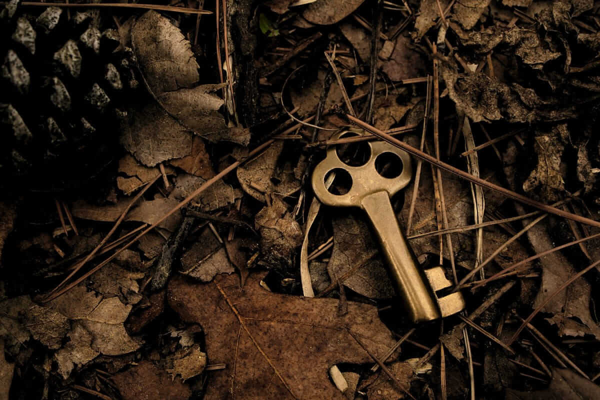 a key lying on the ground / Schlüsseldienst Zürich