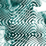 Prozessoptimierung / Textil mit schwarz-weißem Zebraprint
