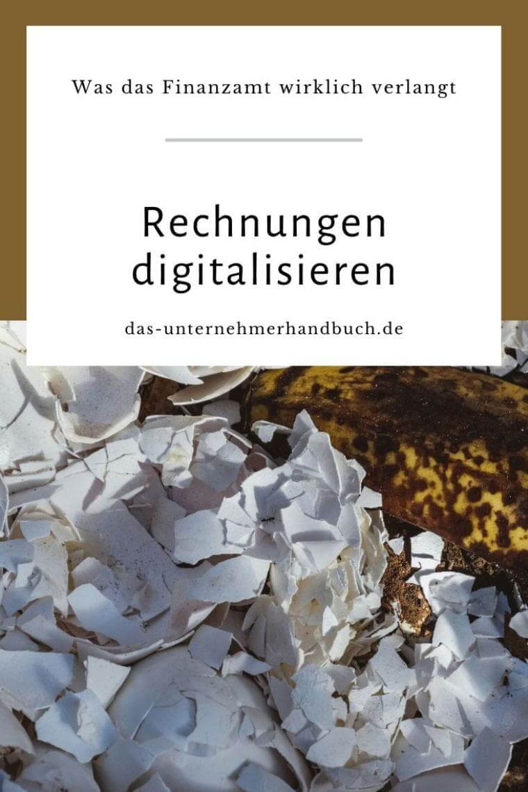 Rechnungen digitalisieren