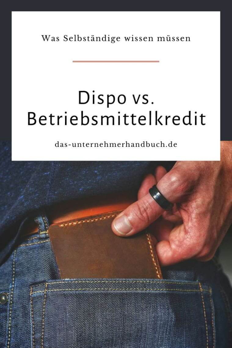 Dispokredit, Betriebsmittelkredit