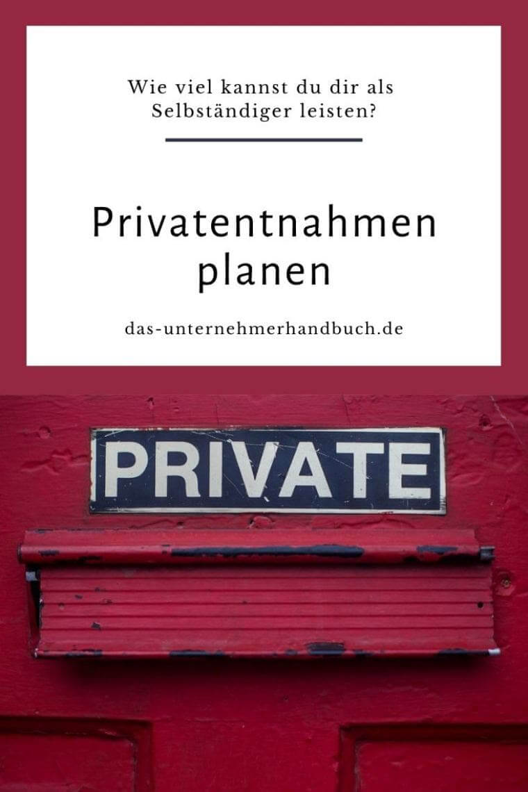 Privatentnahmen