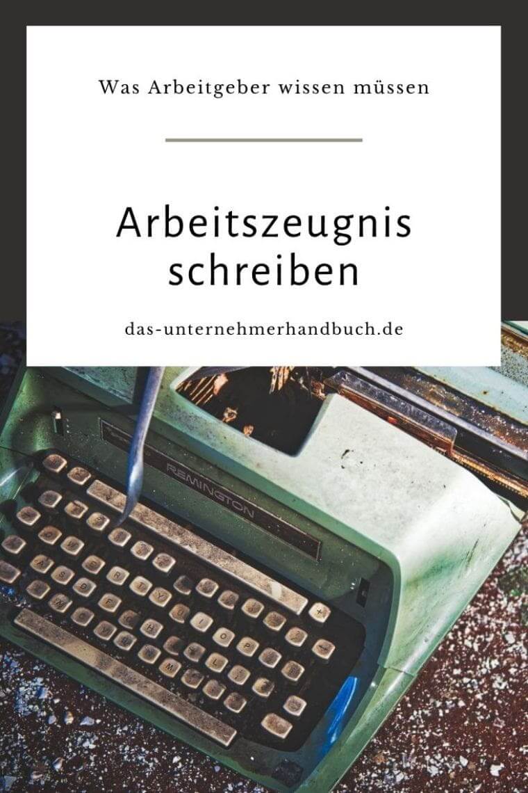 Arbeitszeugnis