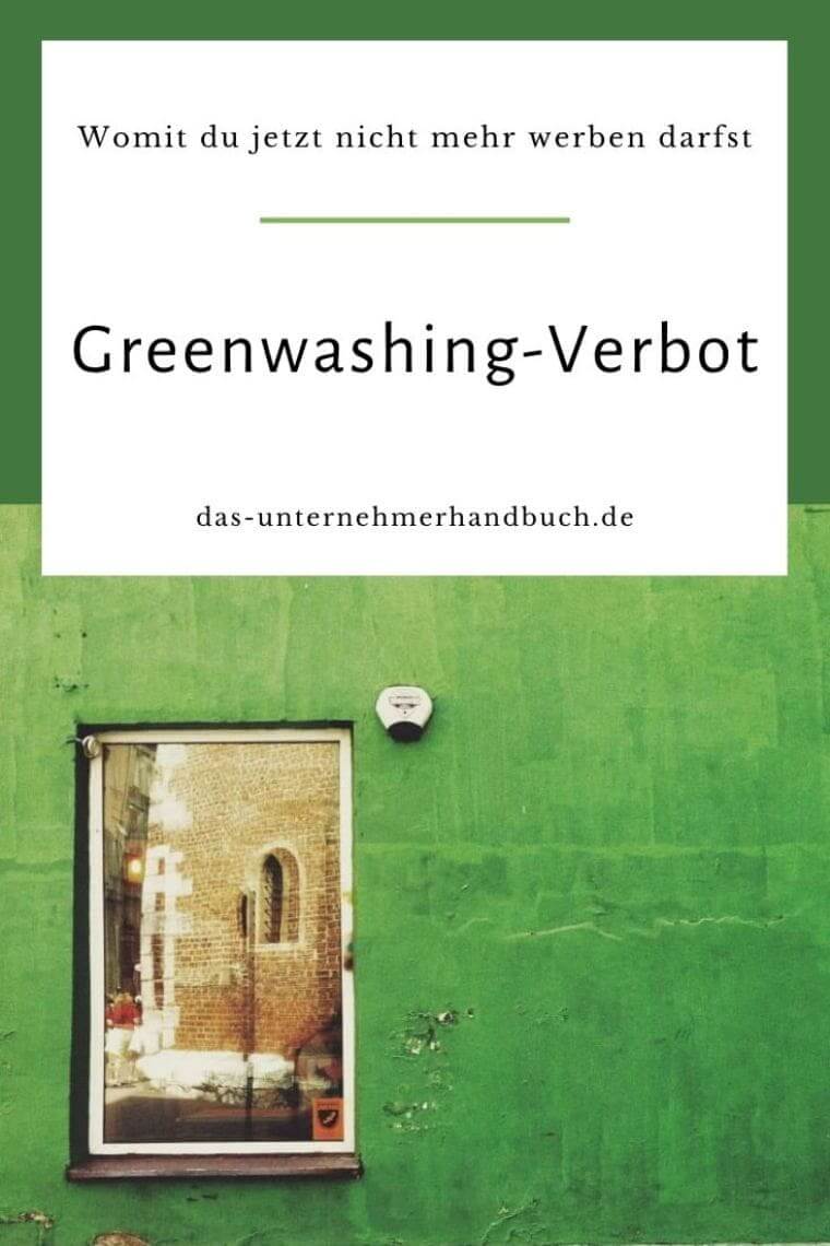 Greenwashing-Verbot